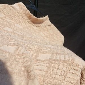 Incredible Textured Nude Blouse - M/L